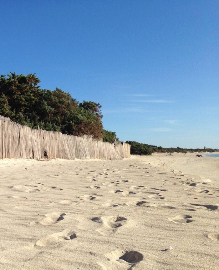 Sandy beach Ionian Sea Salento Puglia