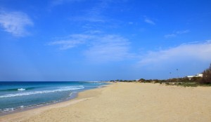 Sandy beaches ionian Nardò Puglia